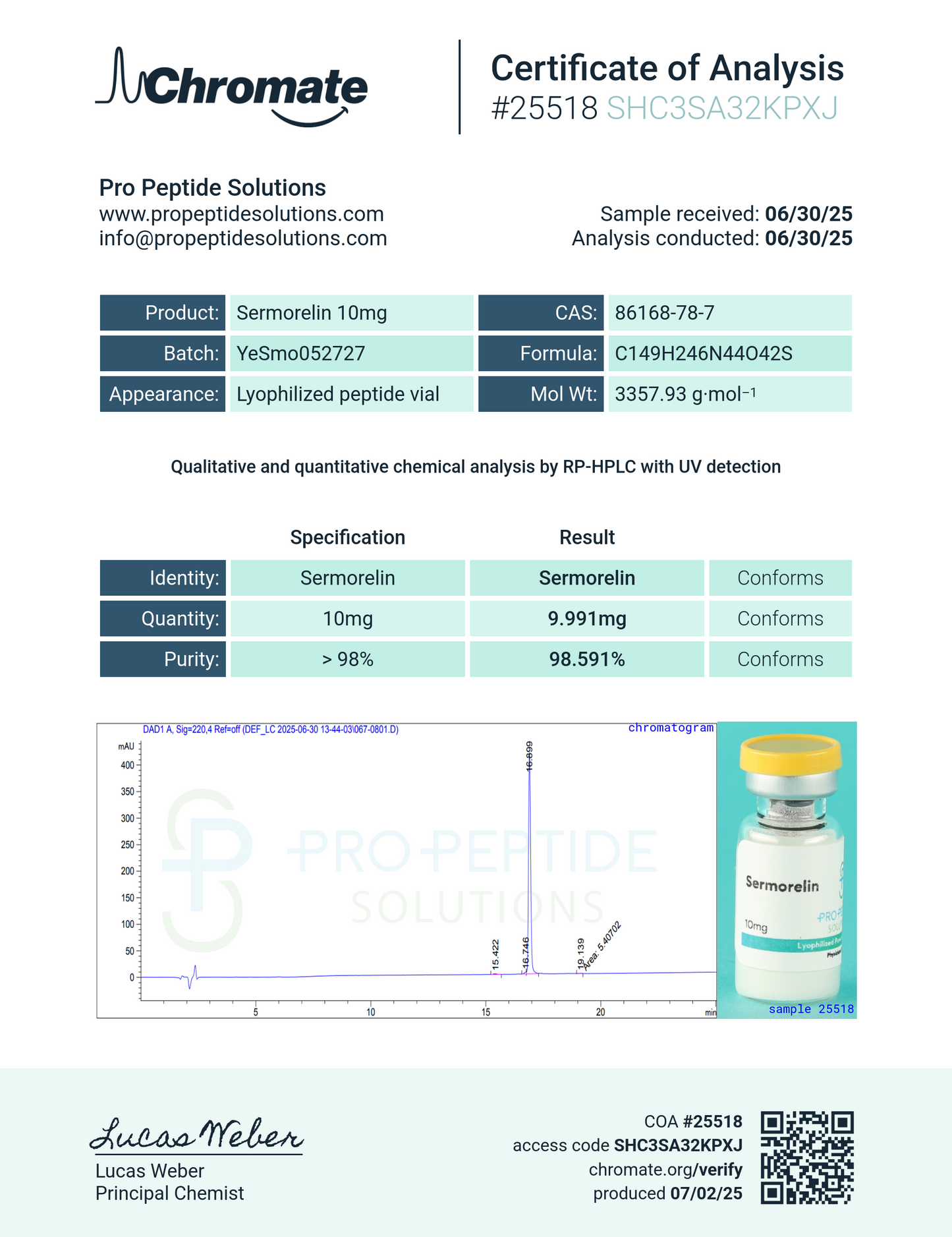 Sermorelin (10mg)