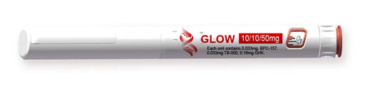 Glow 70mg | GHK-CU (50mg) / BPC-157 (10mg) / TB500 (10mg) - Pen