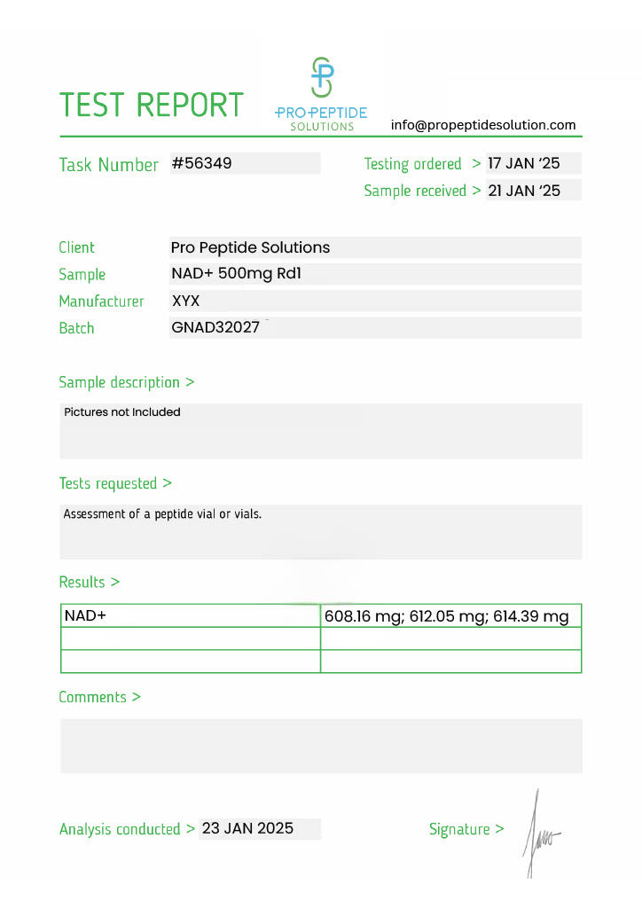 NAD+ (1000mg) Biofermented (5ml Vial)