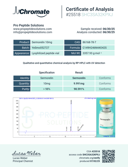 Sermorelin (10mg)